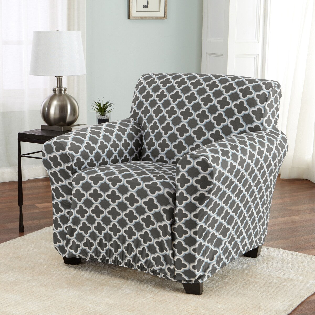 Premium Stretch Printed Chair Slipcover