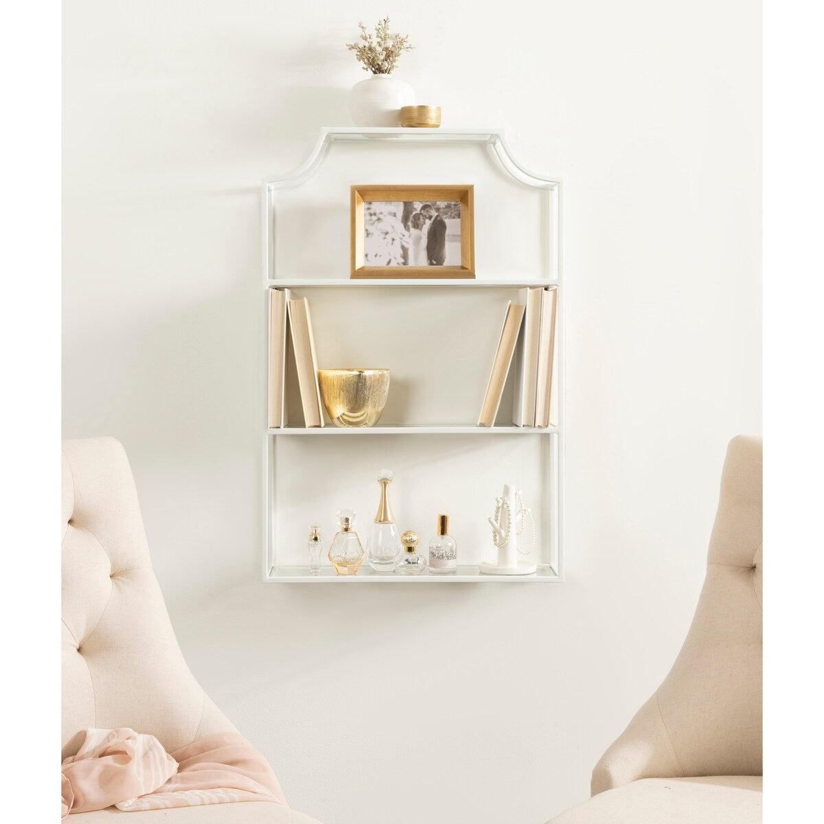 Kate and Laurel Ciel 4-tier Wall Shelf