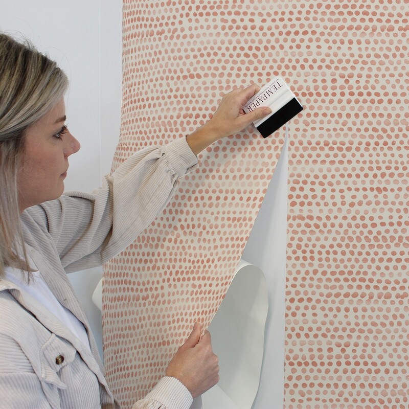 Tempaper Moire Dots Peel and Stick Wallpaper