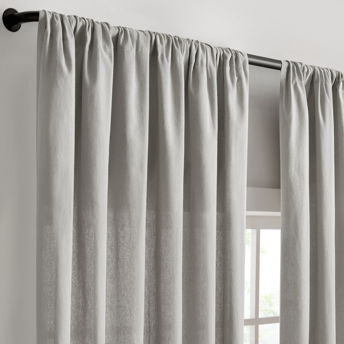 Mercantile Lucinda Light Filtering Ringed Window Curtain Panel