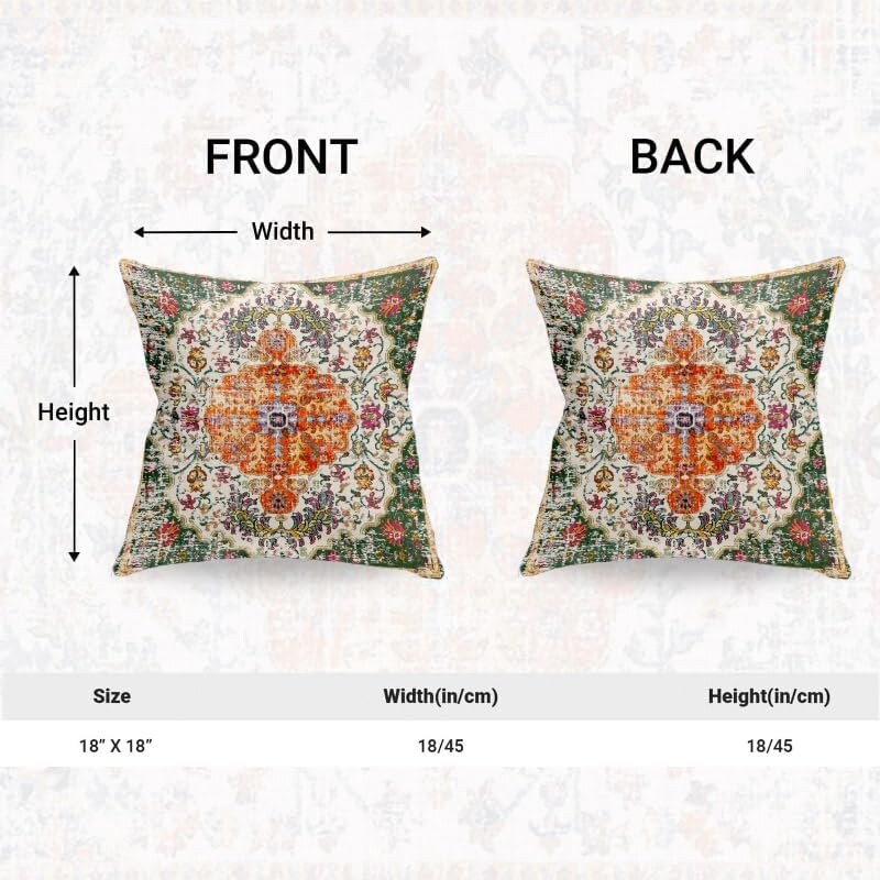 Boho Pillow CoversSet of 2,Throw Pillow Covers Outdoor Decorative