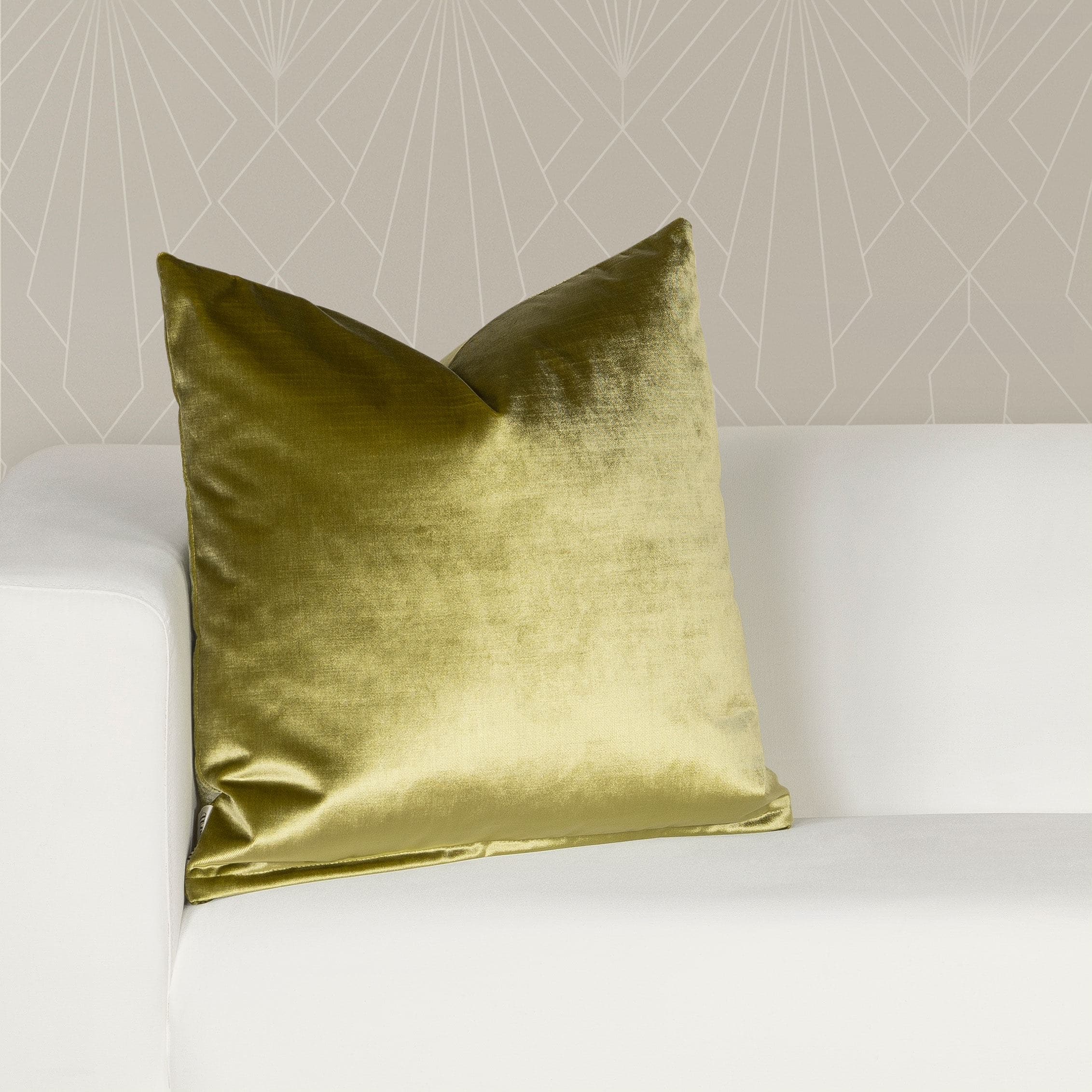 F Scott Fitzgerald 'Golden Hours' Washable Velvet Throw Pillow