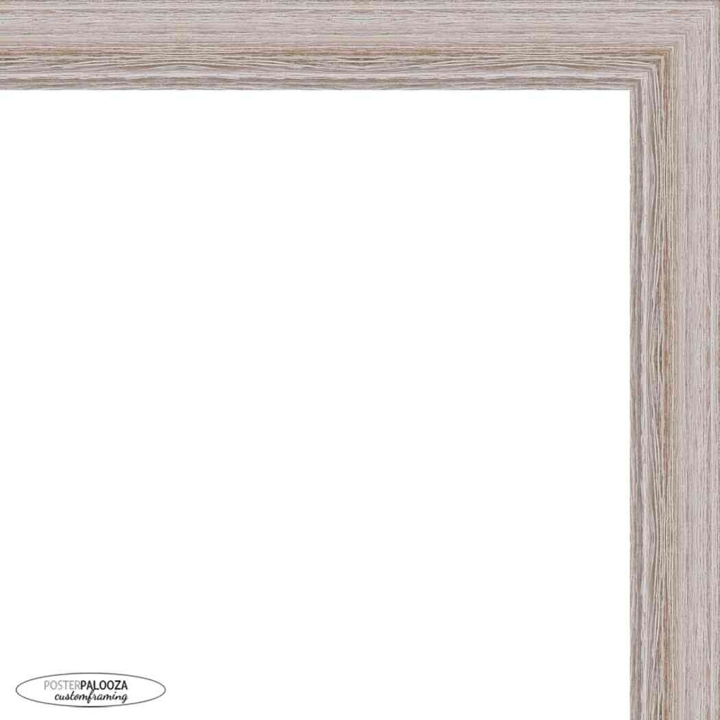 34x24 Frame Light Brown Oak Wooden Picture Frame with UV Acrylic, Foam Board Backing, & Hanging Hardware