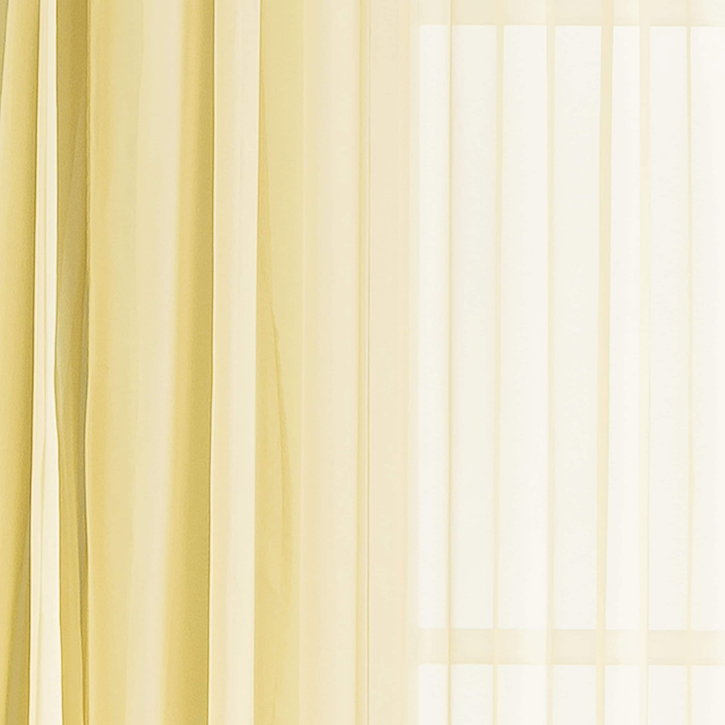 Window Elements Diamond Sheer Voile Extra Wide, 56 Inch Wide. Rod Pocket Curtain Panel