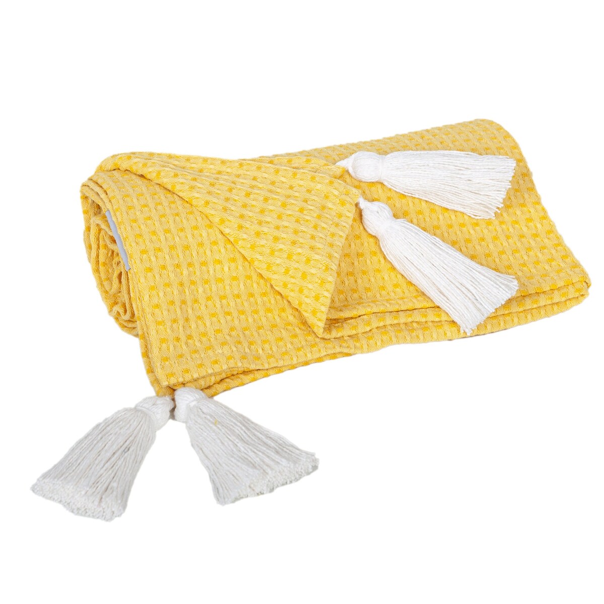 Best Designed Yellow Cotton Throw from Parkland Collection