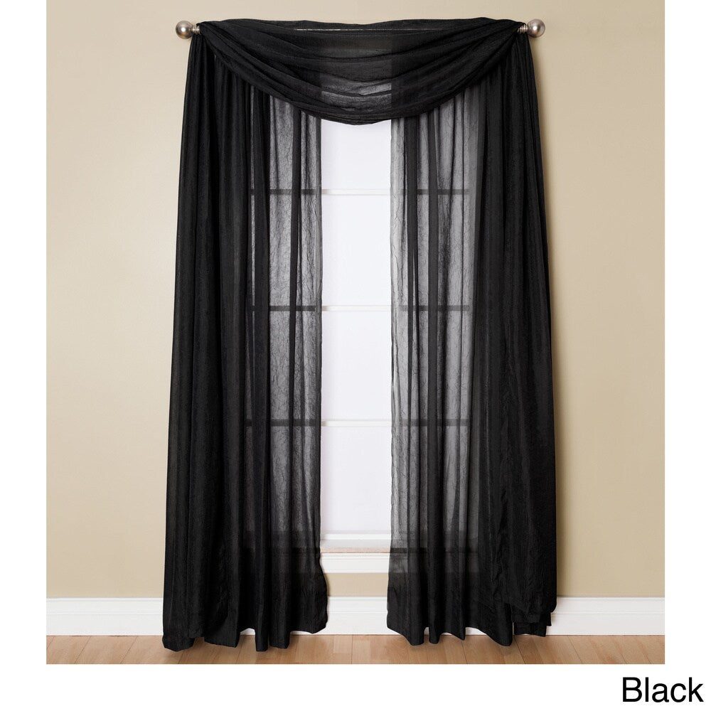 Miller Curtains Preston 216-inch Sheer Window Scarf