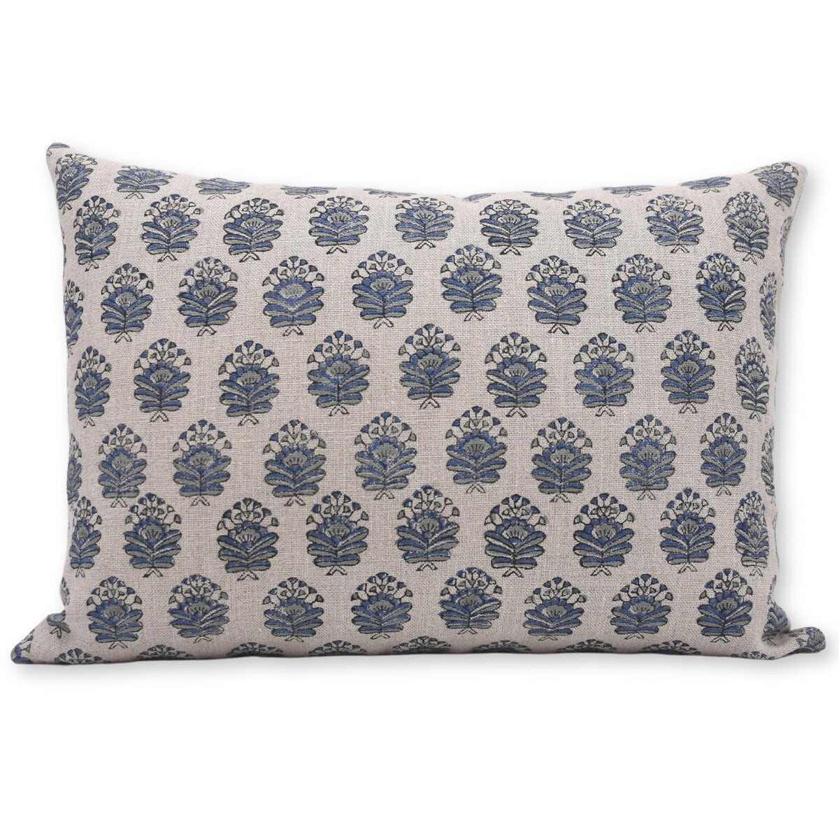 Fabdivine Linen Bohemian Block print pillow Cover