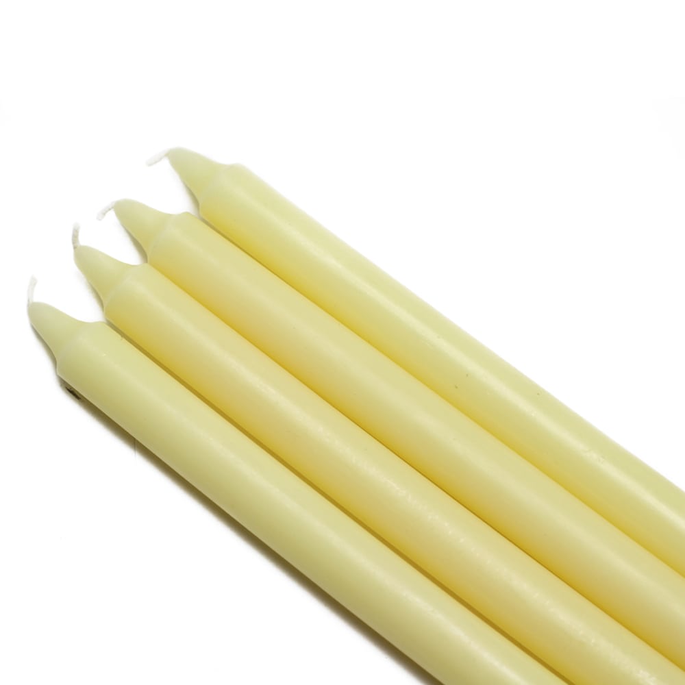 10-inch Straight Taper Candles (144pcs/Case) Bulk