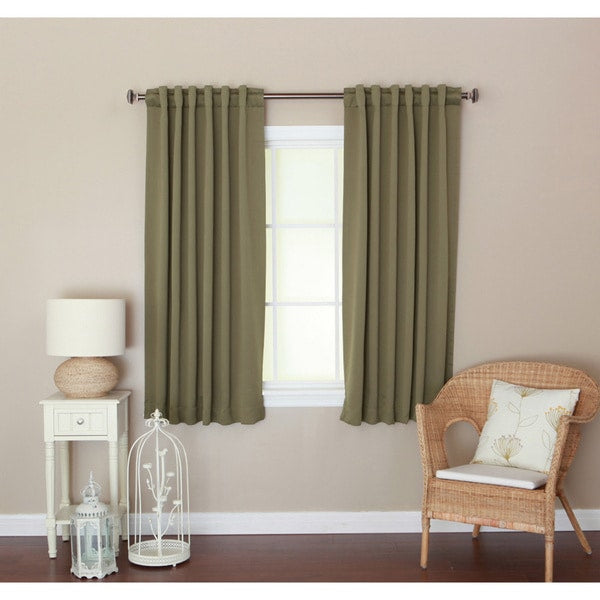 Aurora Home Insulated 72-inch Thermal Blackout Curtain Panel Pair - 52 x 72