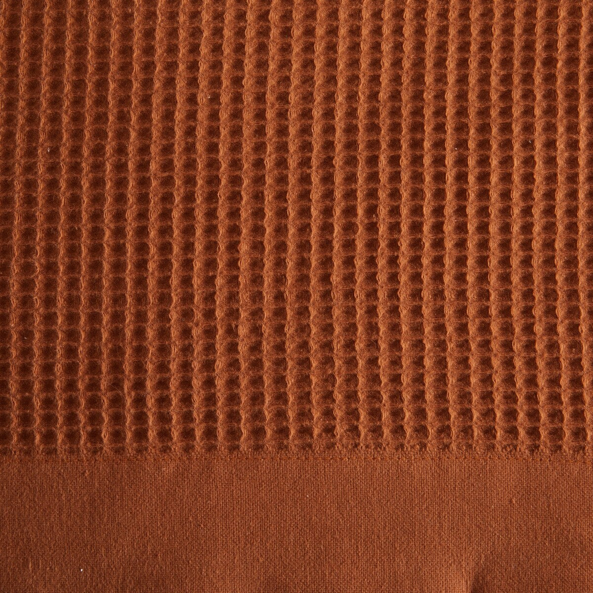 Luxurious 100% Cotton Soft Waffle Weave Knit Blanket