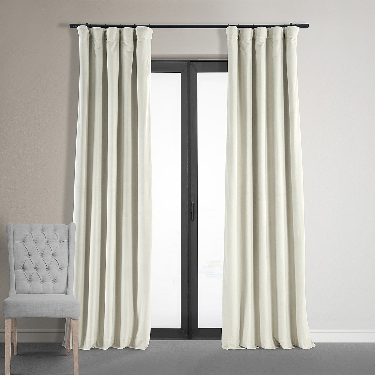 Exclusive Fabrics Signature Velvet Blackout Curtain (1 Panel)