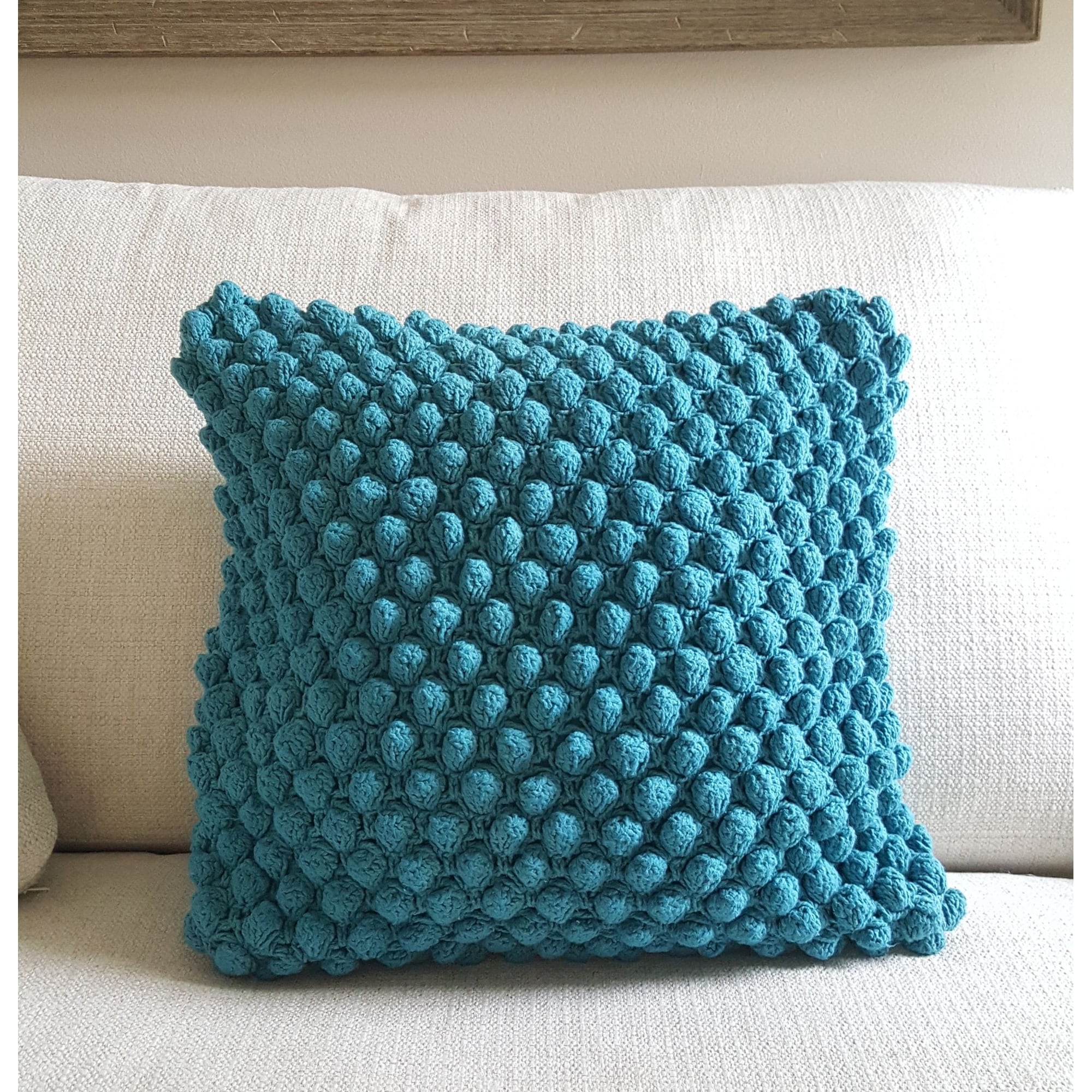 AANNY Design Orbit Ball 18-inch Cotton Decorative Throw Pillow