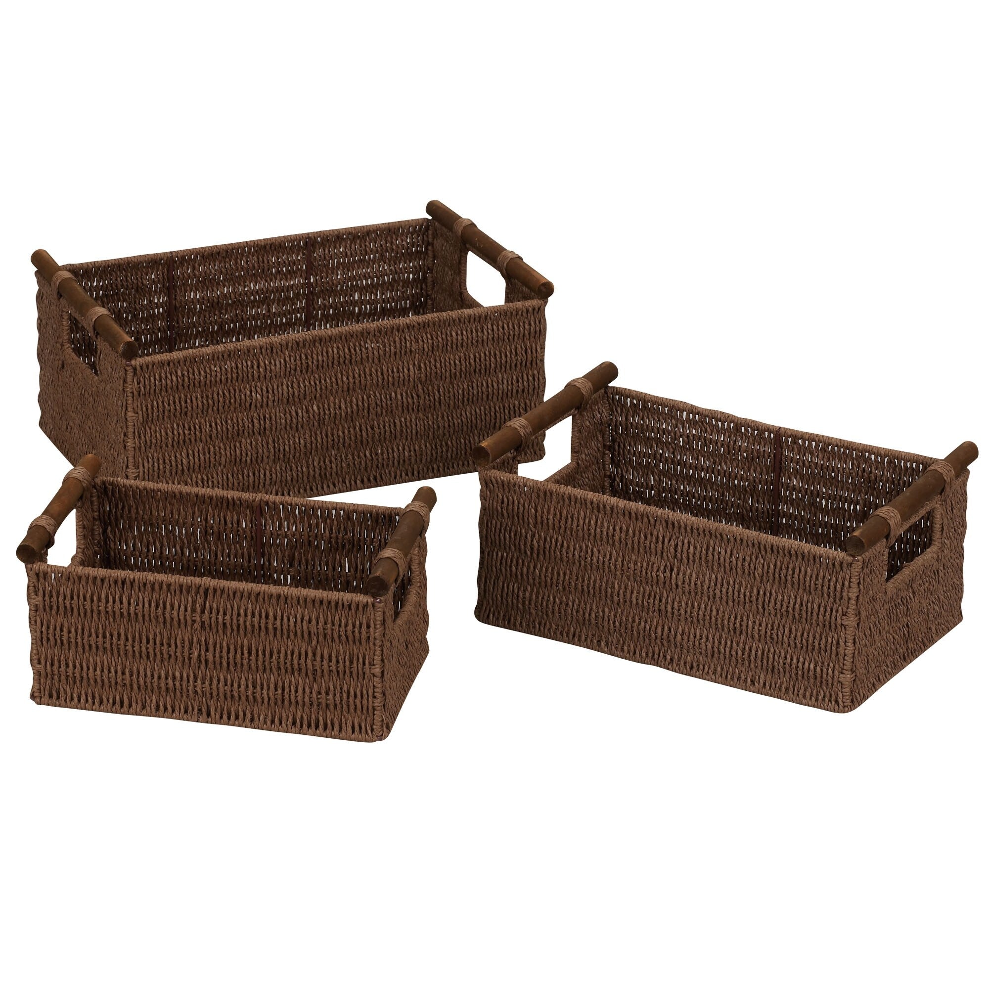 Household Essentials Decorative Woven Baskets