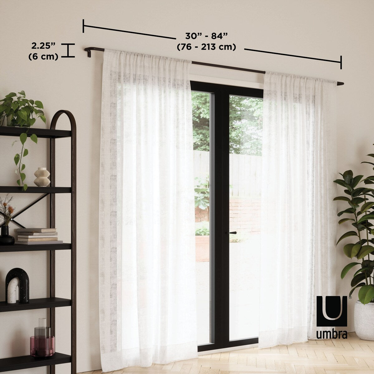 Umbra TWLIGHT Room-Darkening Curtain Rod