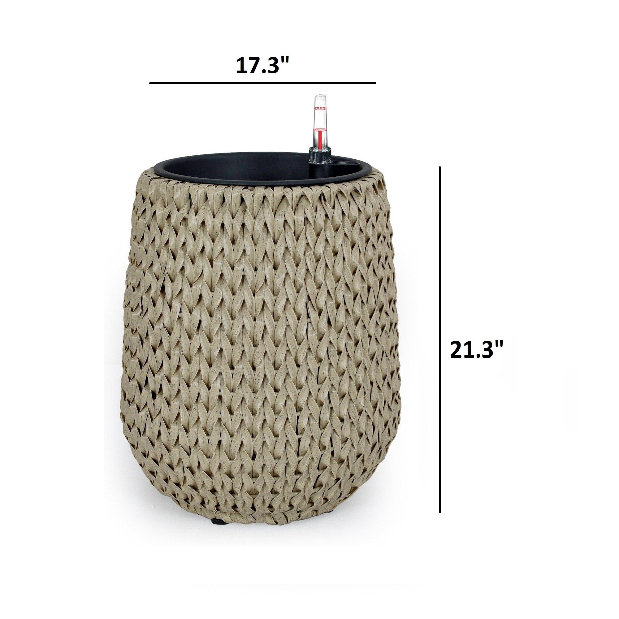 DTY Signature Self-watering Wicker Planter - Garden Decoration Pot