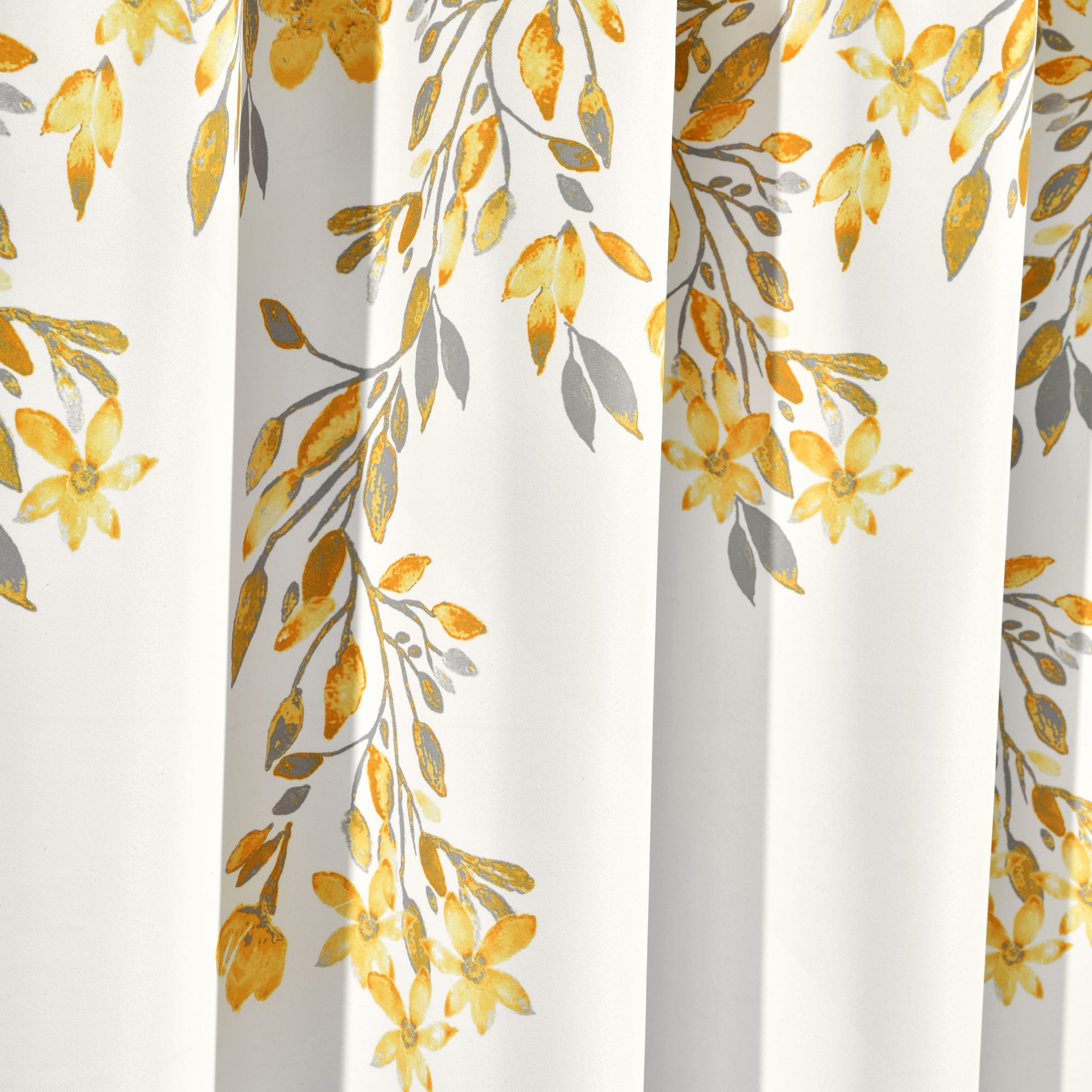 Porch & Den Elcaro Floral Room Darkening Curtain Panel Pair