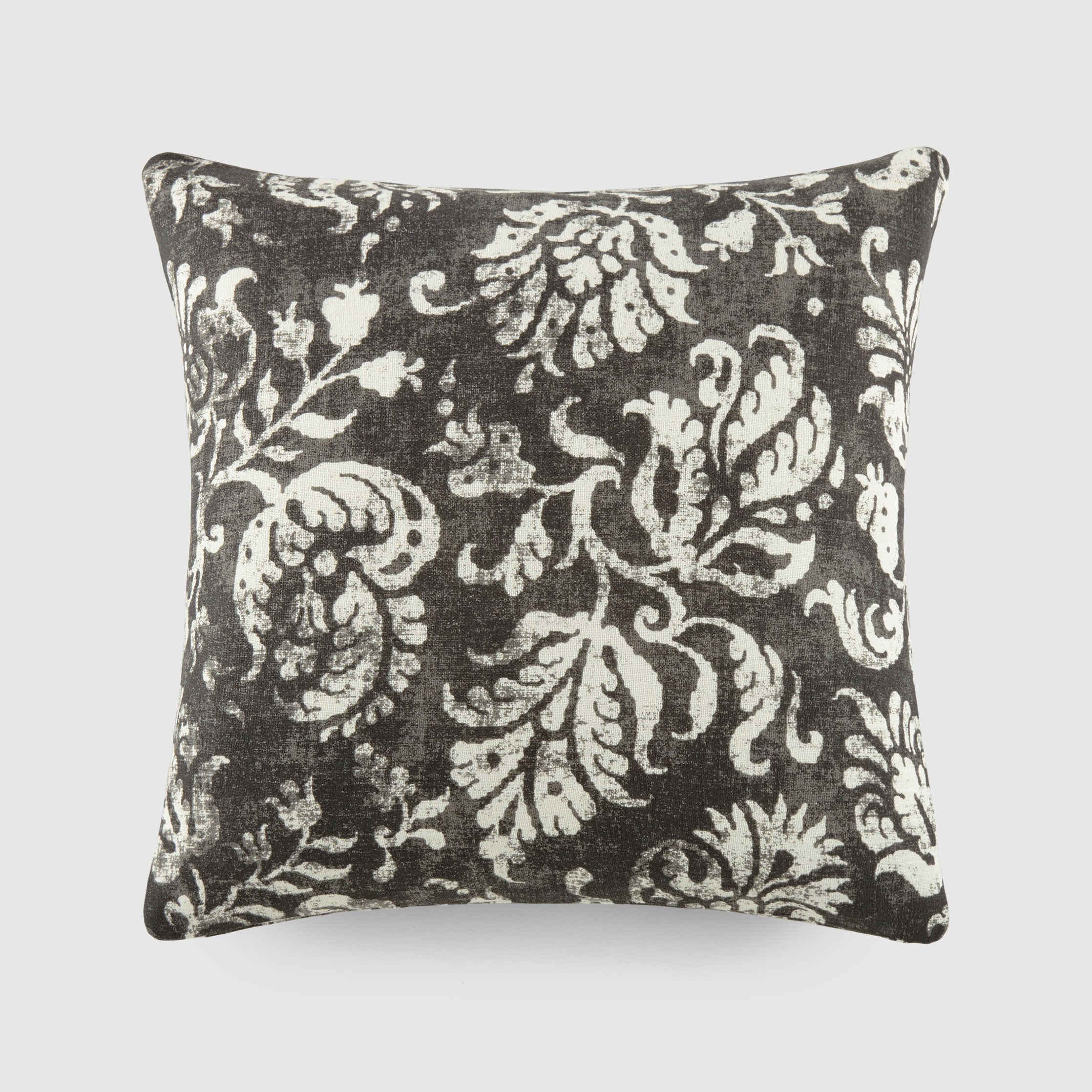 Elegant Patterns Cotton Decor Throw Pillow in Distressed Floral