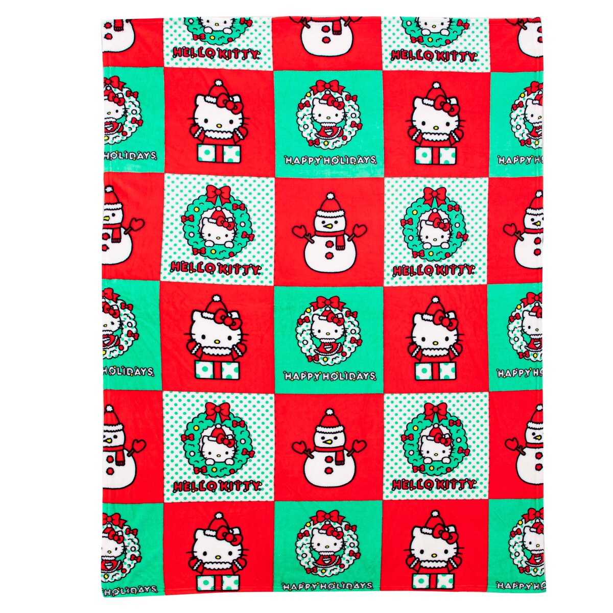 Sanrio Hello Kitty Holiday Hugs Silk Touch Throw Blanket