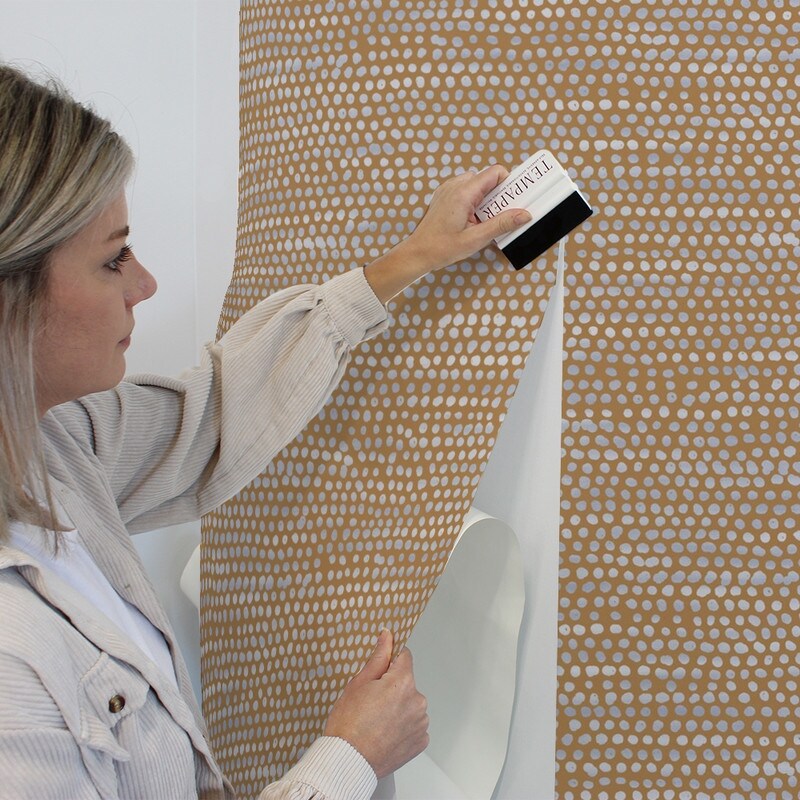 Tempaper Moire Dots Peel and Stick Wallpaper