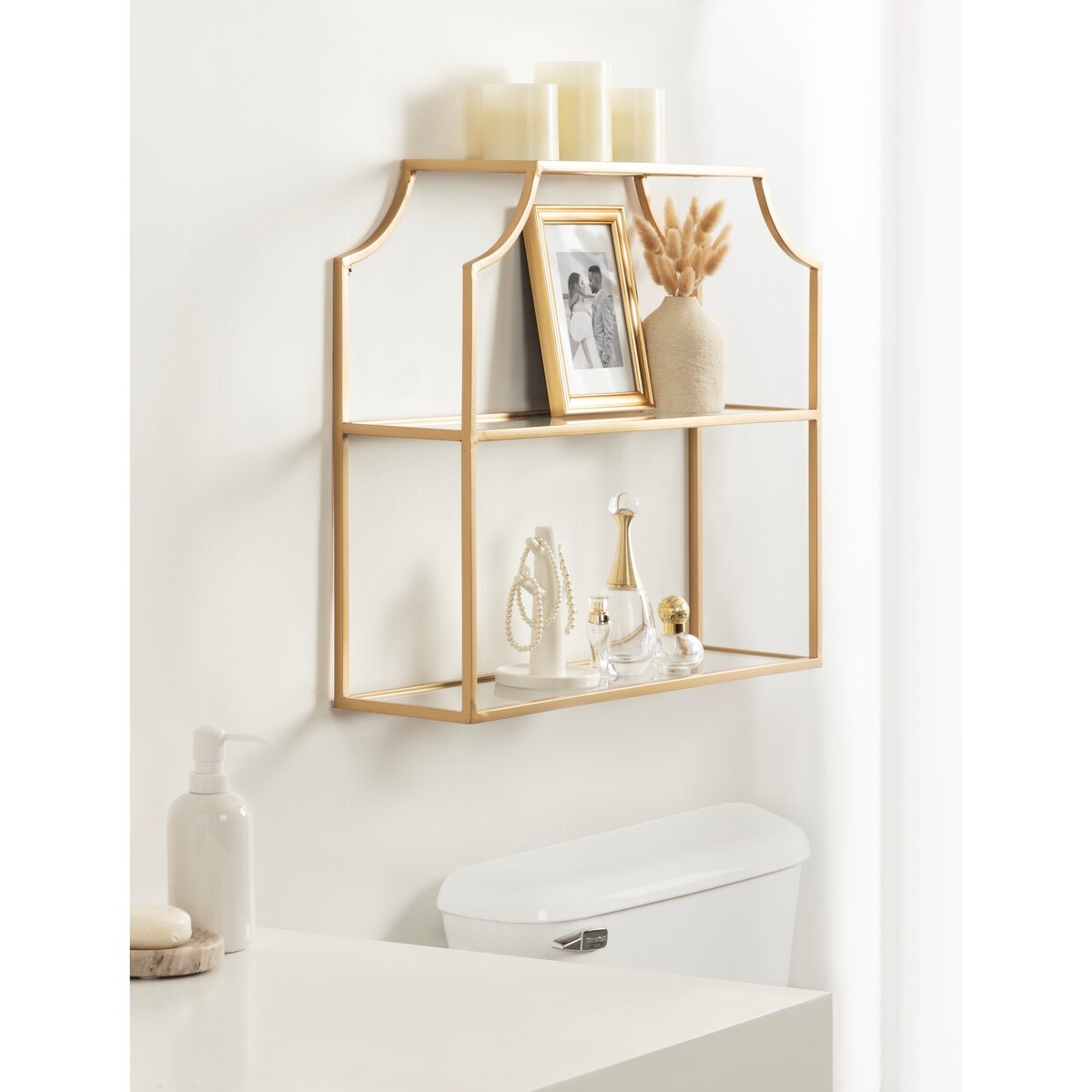 Kate and Laurel Ciel 4-tier Wall Shelf