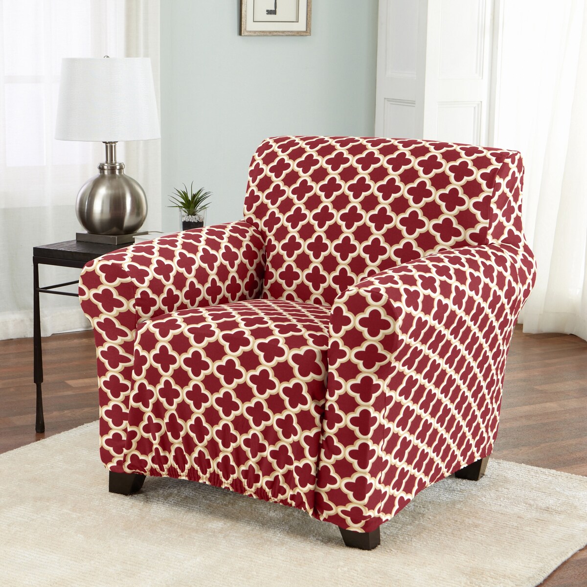 Premium Stretch Printed Chair Slipcover