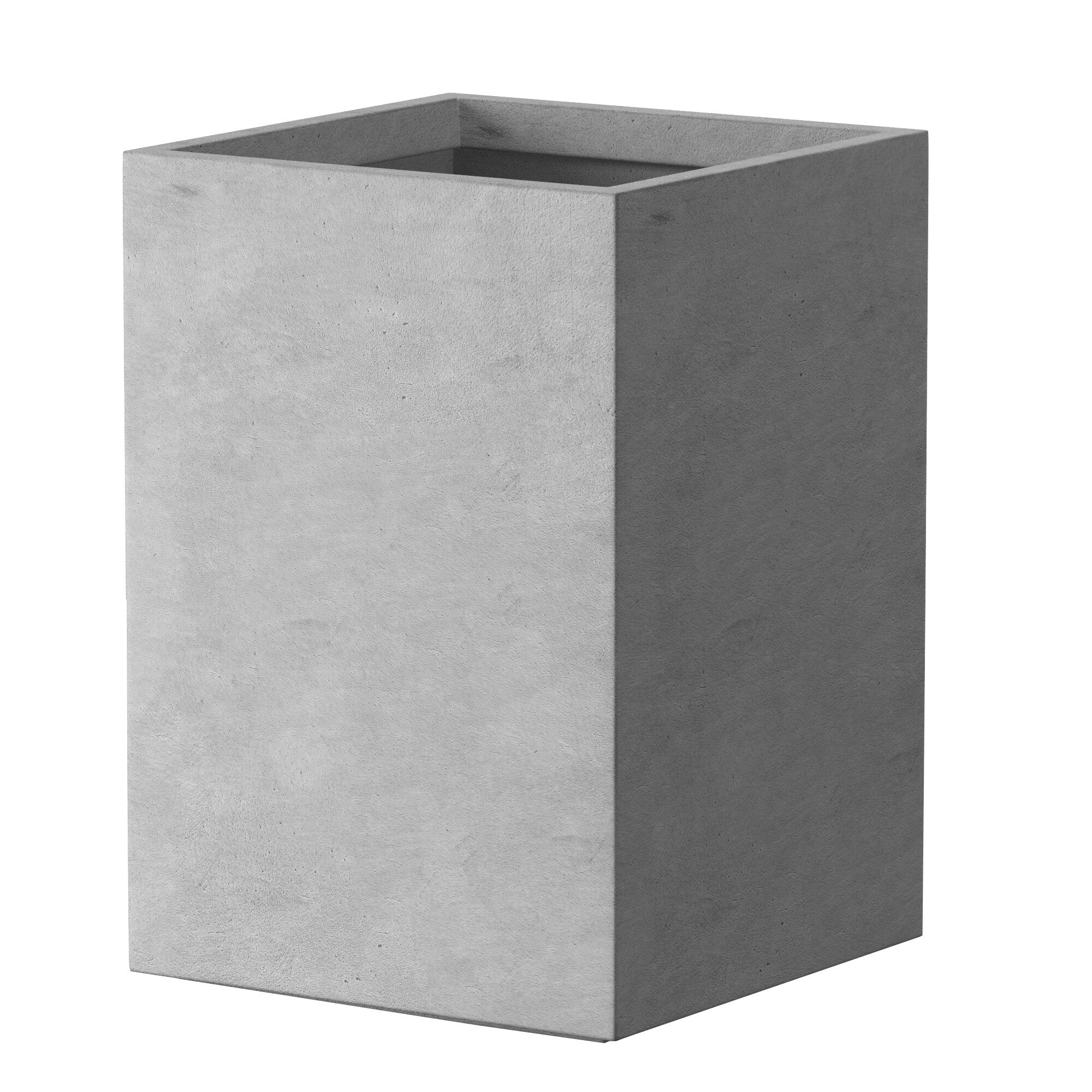 Tall Concrete Rectangle Plant Boxes / Large Indoor and Outdoor Flower Planters