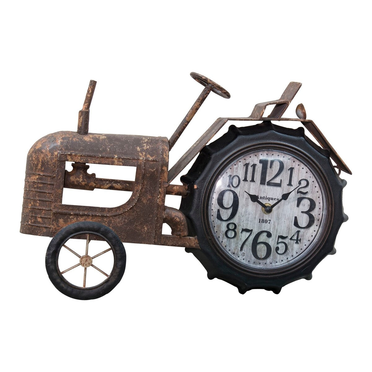 Rustic Tractor Clock