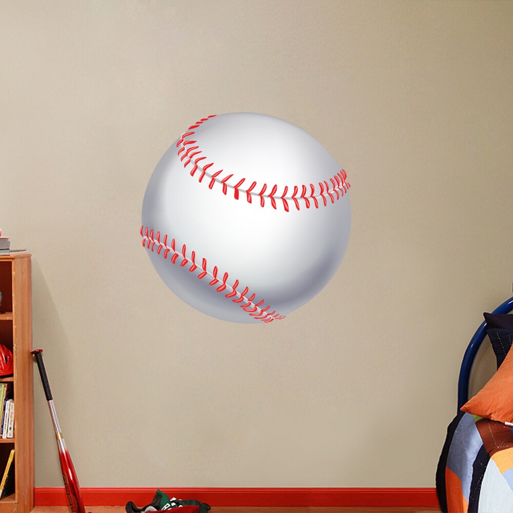 Printed Baseball Wall Decal