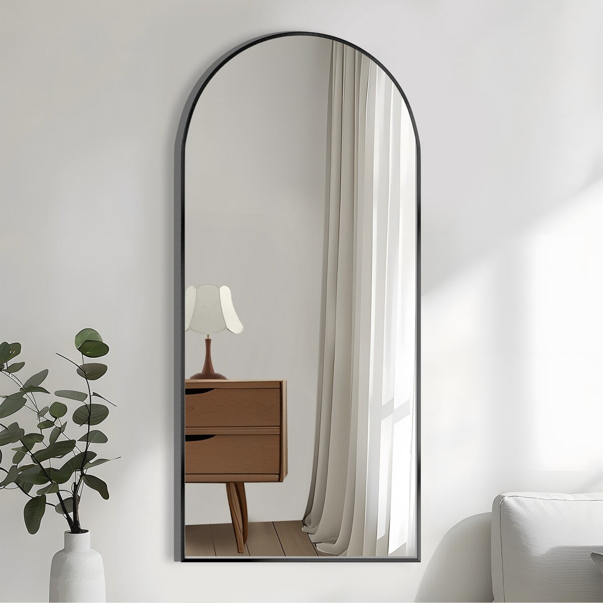 Arched Mirror Modern Full-length Mirror Floor Mirror - 79*35