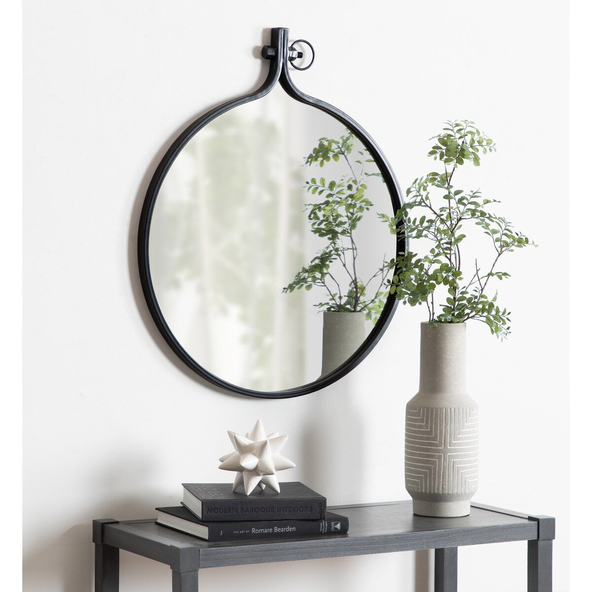 Kate and Laurel Yitro Round Wall Mirror