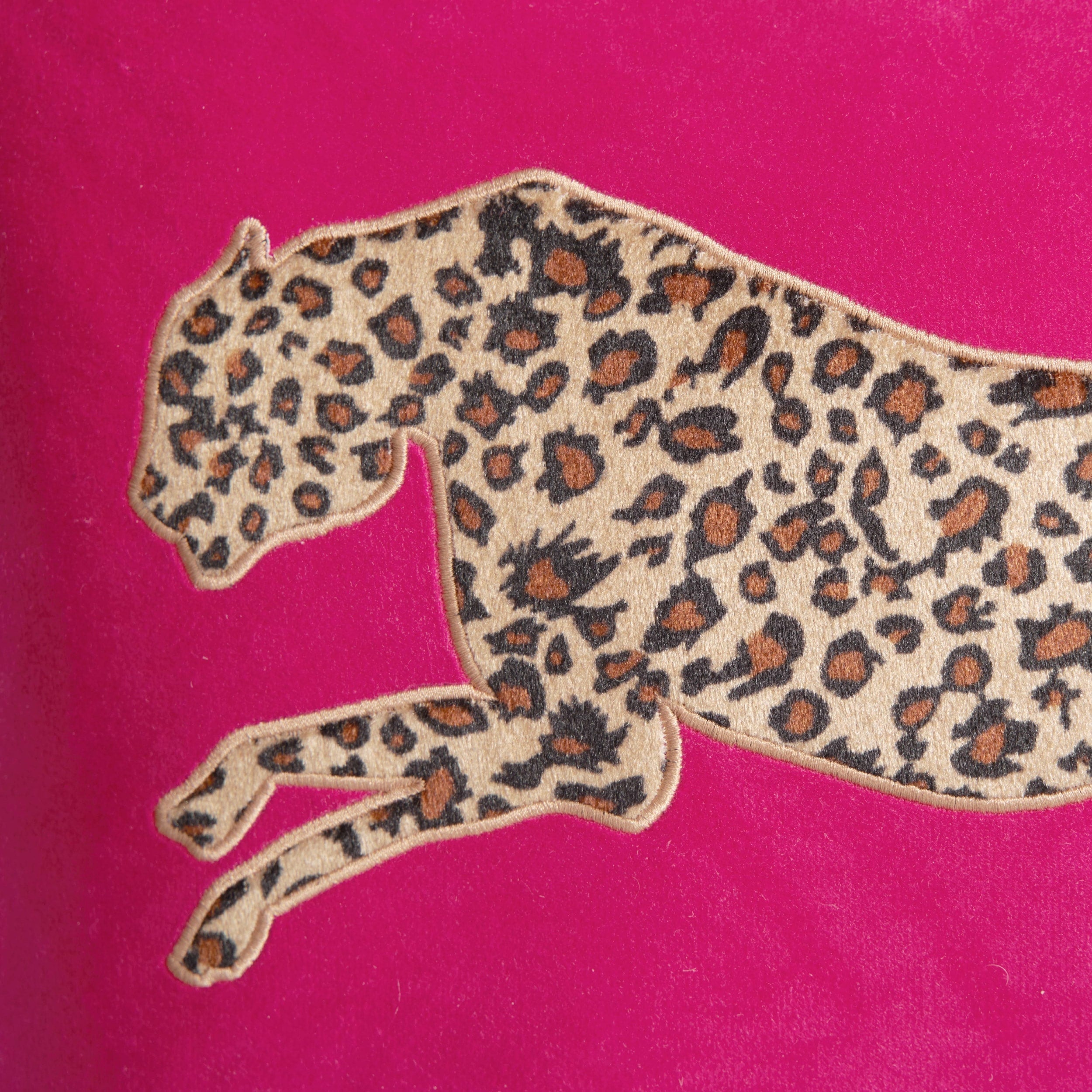 Juicy Couture Velvet Cheetah Pillow 14 x 24