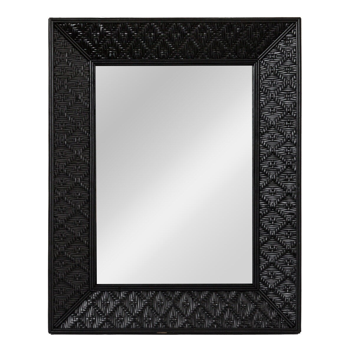 Rattan Framed Wall Mirror