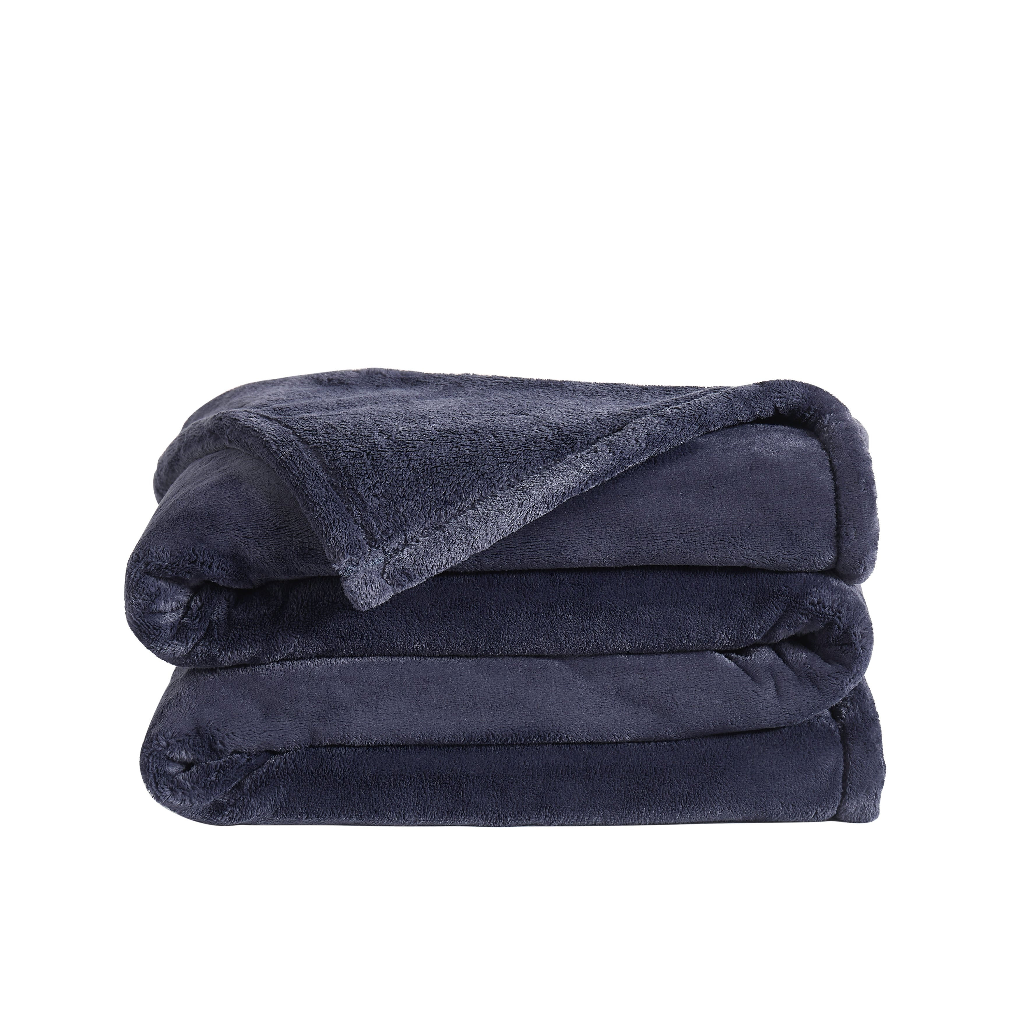 Royal Velvet Lavish Plush Solid Blanket