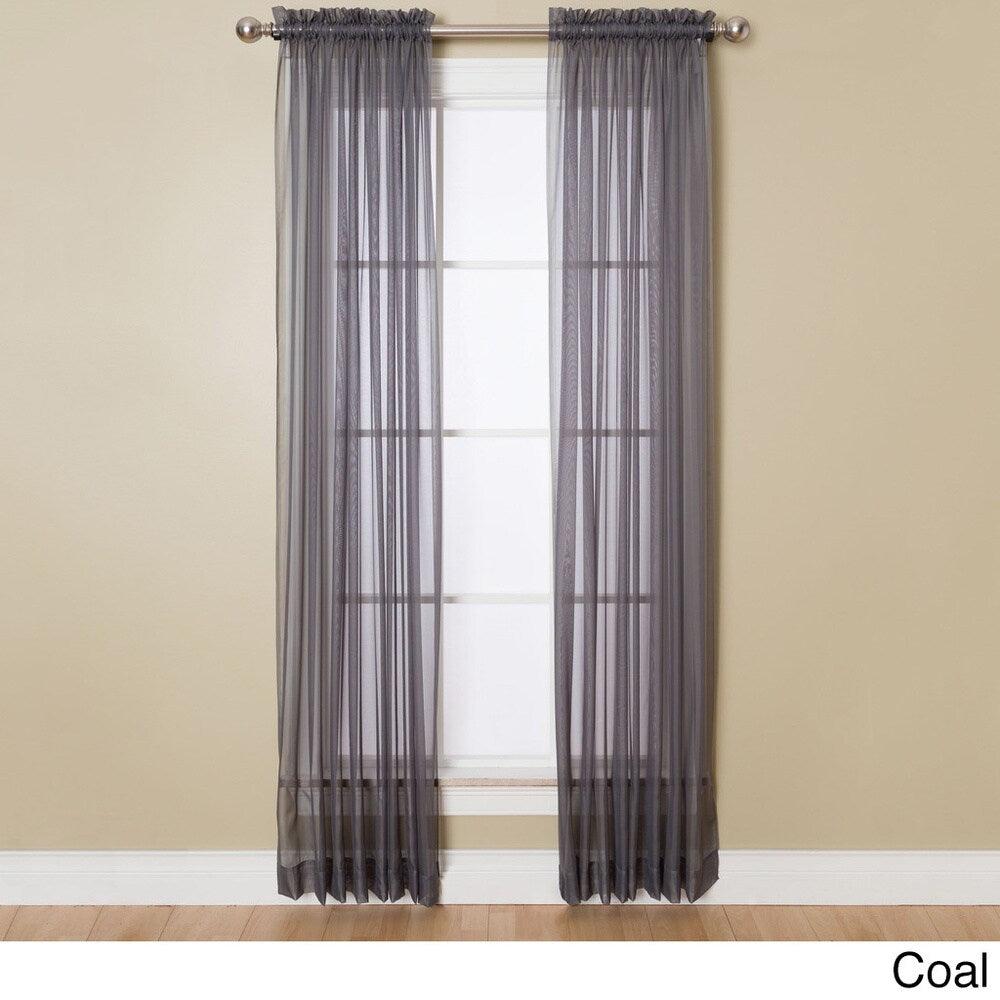 Miller Curtains Angelica 108-inch Rod Pocket Sheer Panel