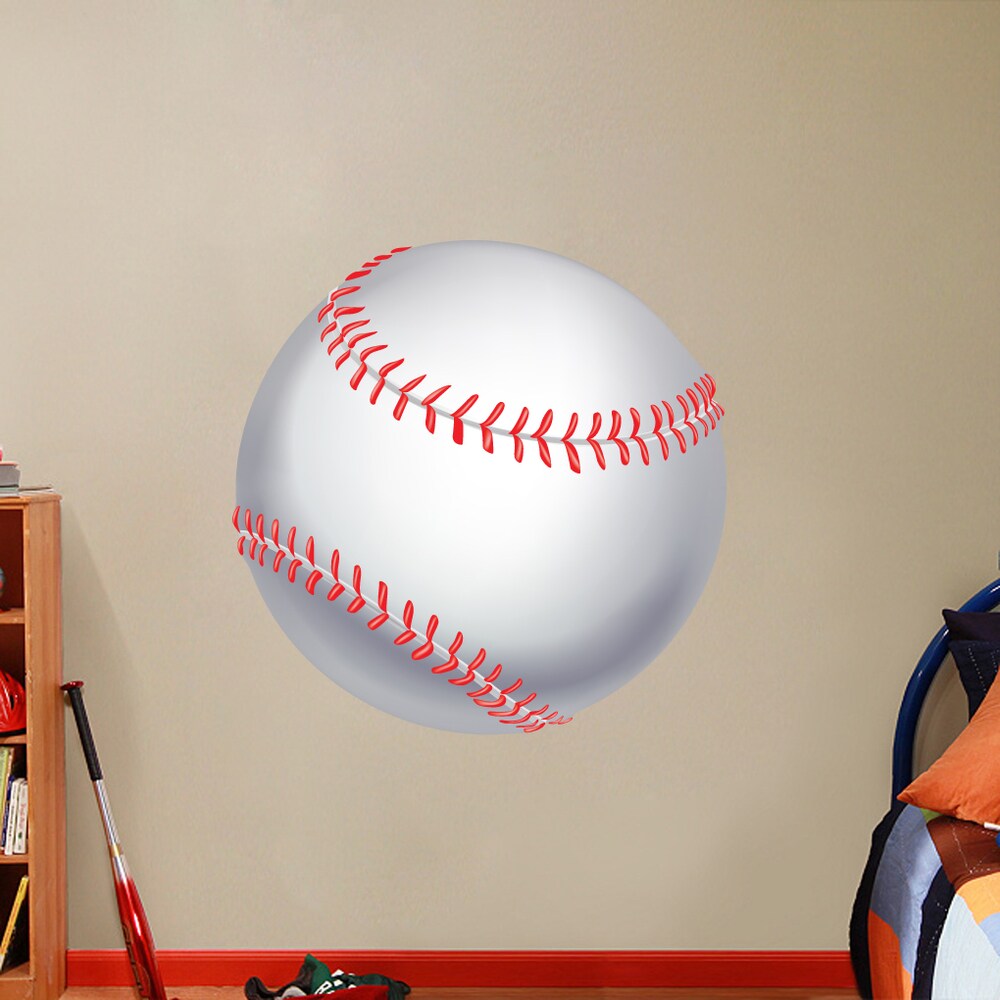 Printed Baseball Wall Decal