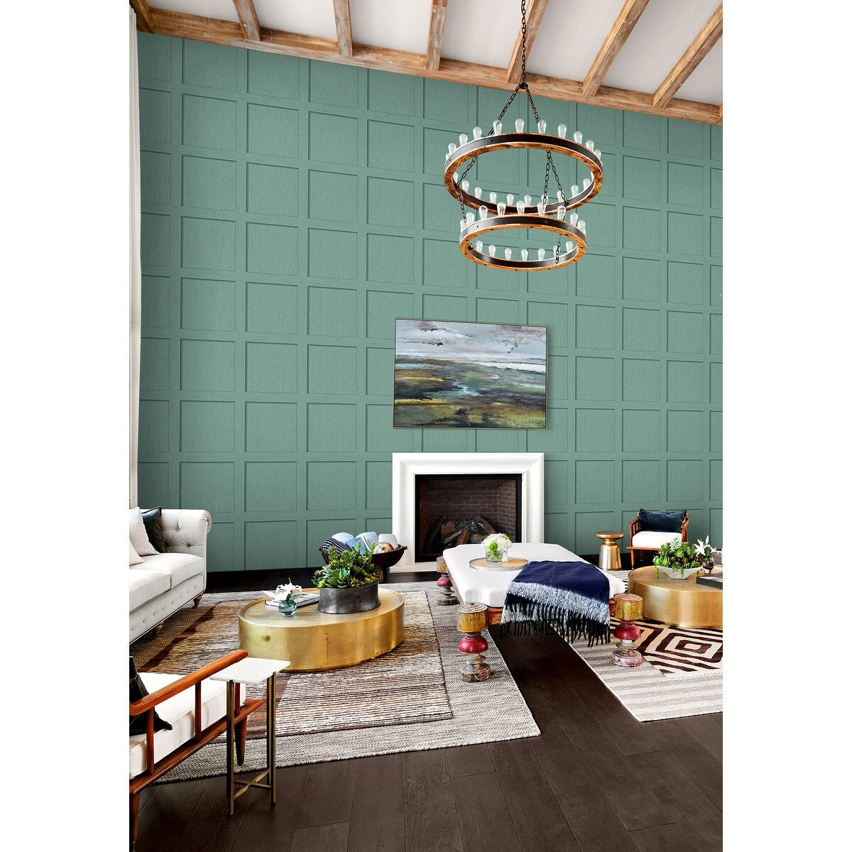 Stacy Garcia Home Squared Away Peel and Stick Wallpaper