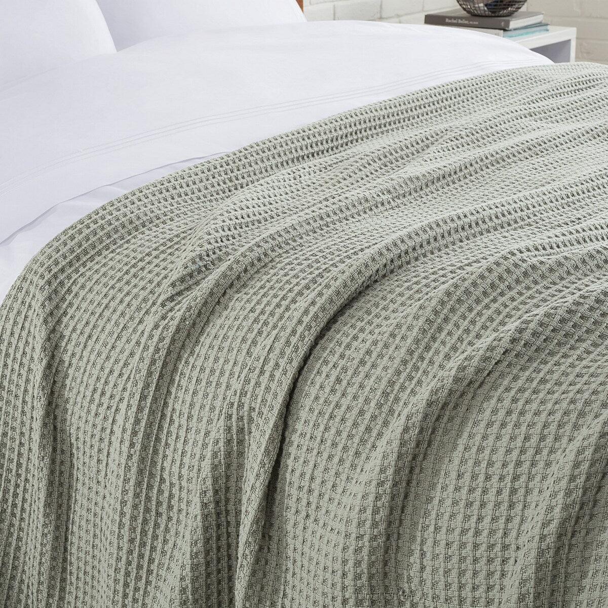 Aston & Arden Waffle Weave Cotton Blanket