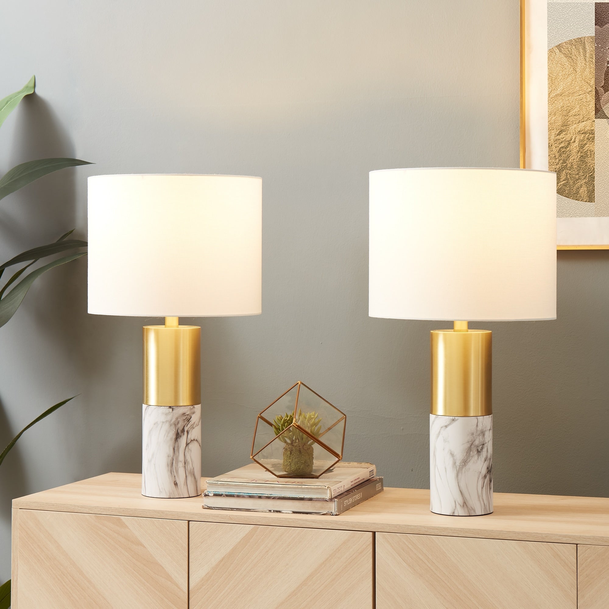 Phoebe 24 Contemporary Table Lamp (Set of 2)