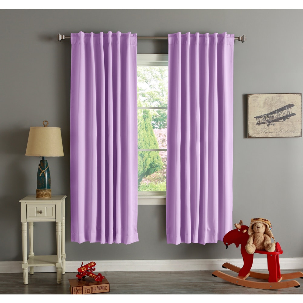 Aurora Home Insulated 72-inch Thermal Blackout Curtain Panel Pair - 52 x 72