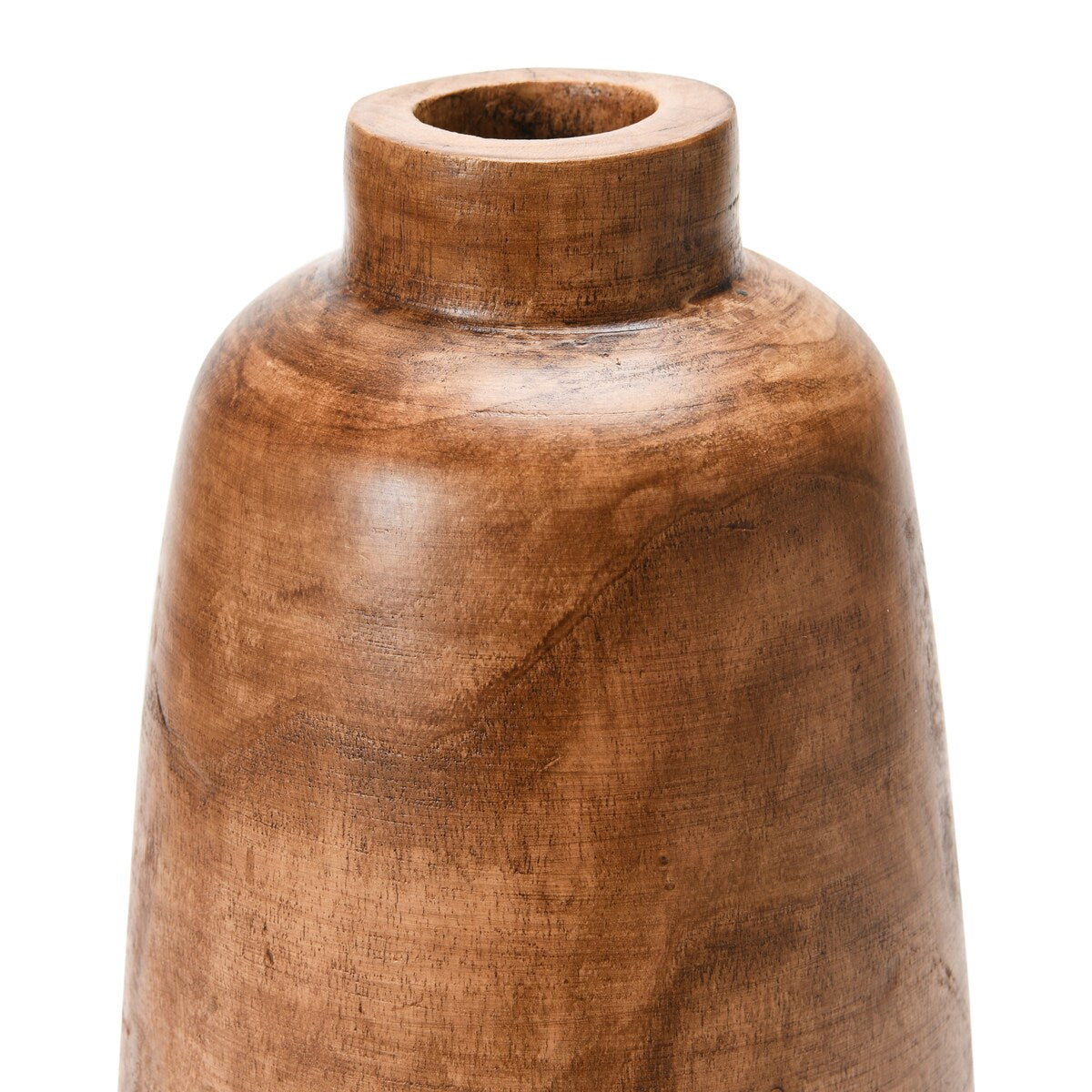 Paulownia Wood Vase, Brown