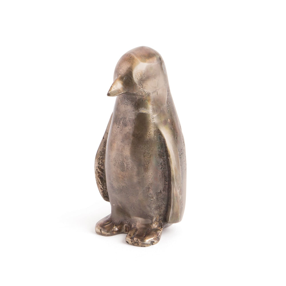 Mr. Popper Brushed Pewter Penguin Figurine