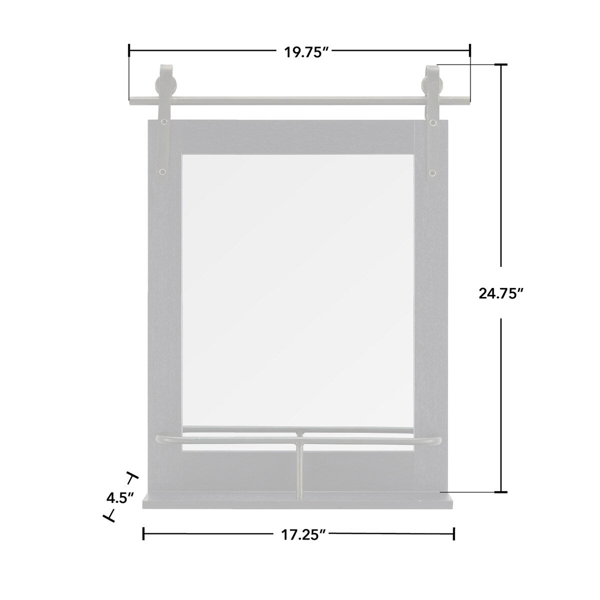 FirsTime & Co. Ingram Farmhouse Barn Door Mirror