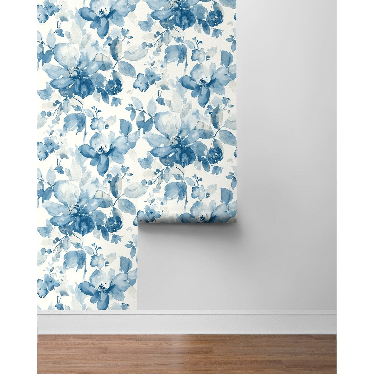 NextWall Watercolor Flower Peel and Stick Wallpaper