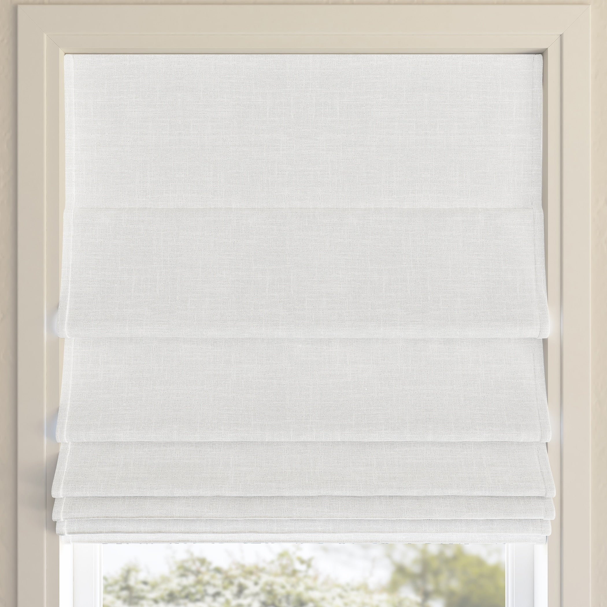 Sun Zero Somerton Textured Total Blackout Cordless Roman Shade