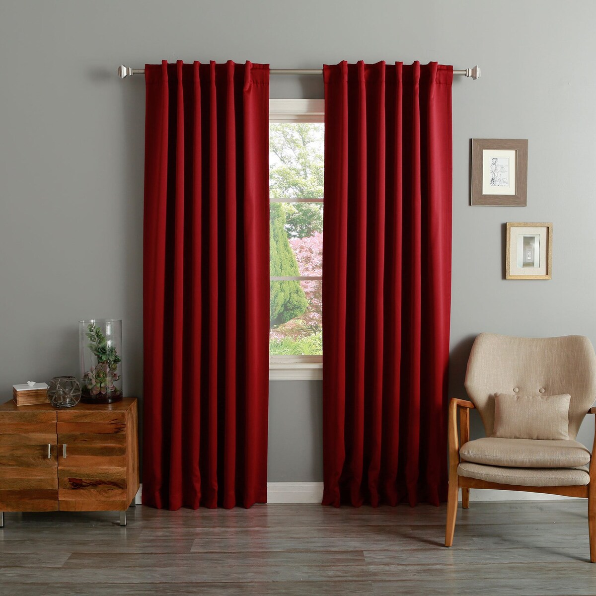 Aurora Home Insulated Thermal Blackout 84-inch Curtain Panel Pair - 52 x 84