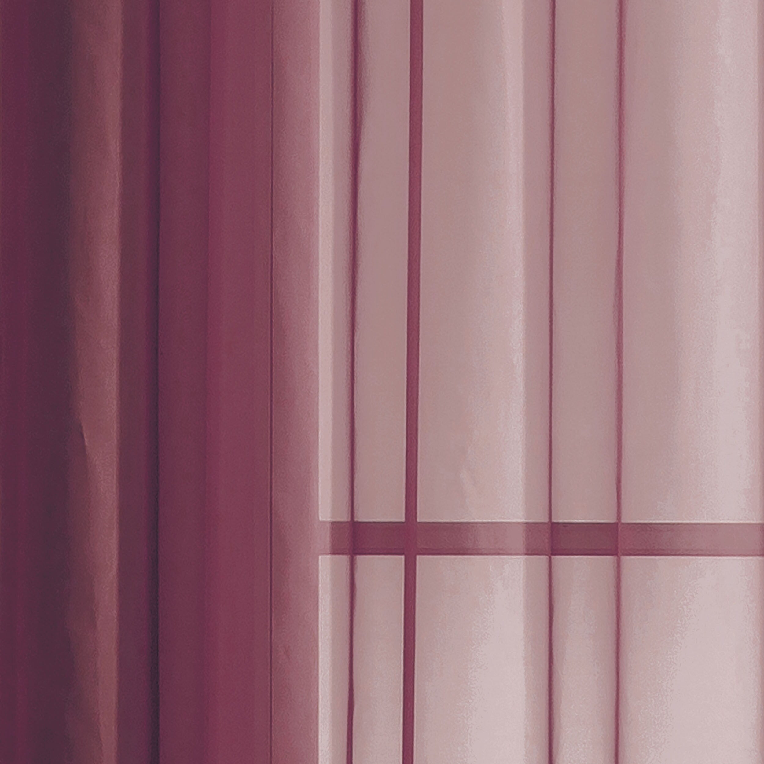 Window Elements Diamond Sheer Voile Extra Wide, 56 Inch Wide. Rod Pocket Curtain Panel