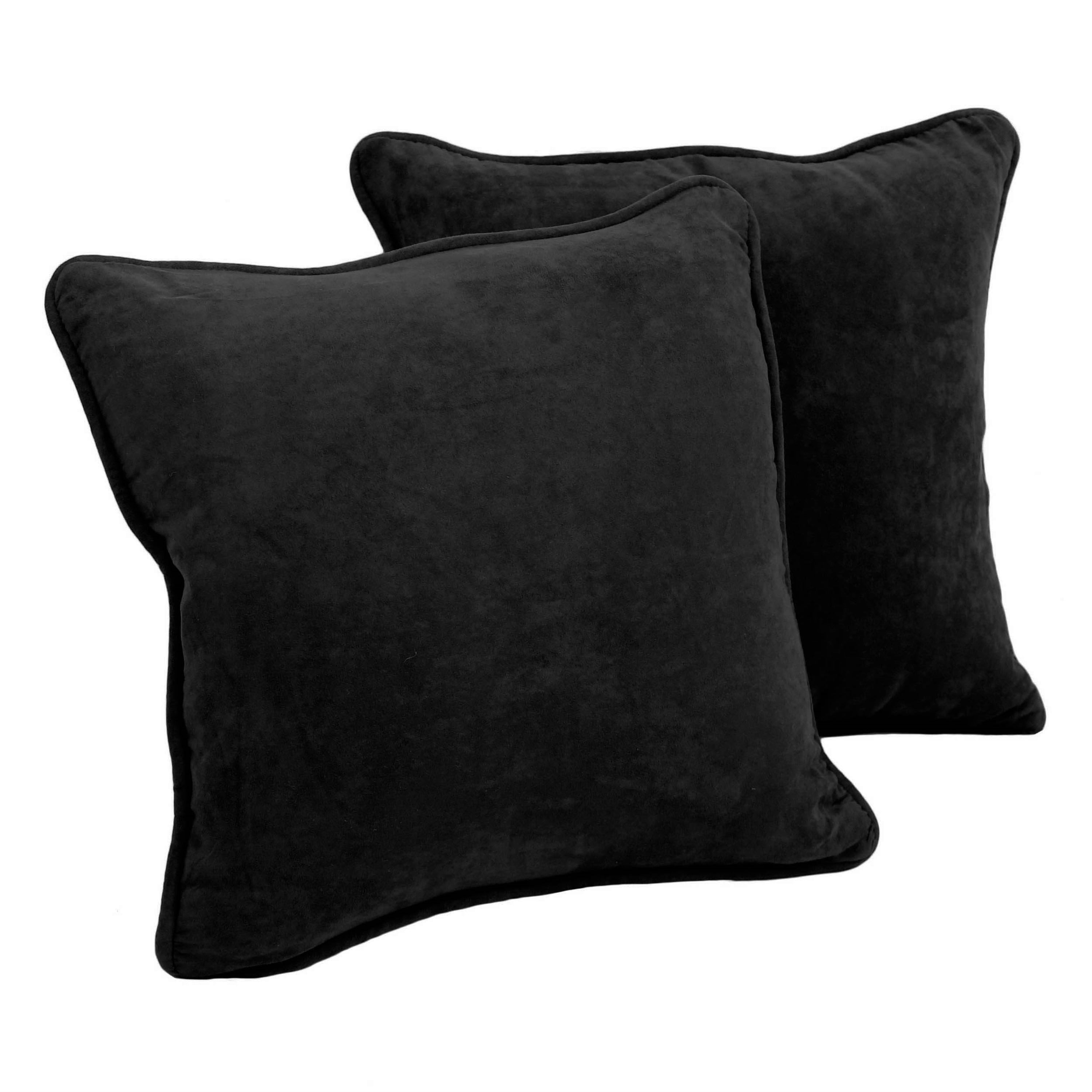 18-inch Microsuede Accent Throw Pillow (Set of 2)