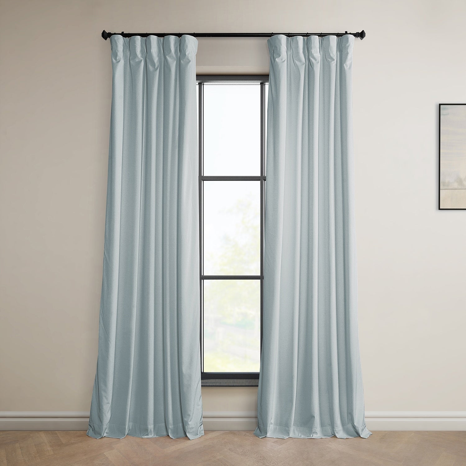 Exclusive Fabrics Plush Velvet Room Darkening Curtain (1 Panel)