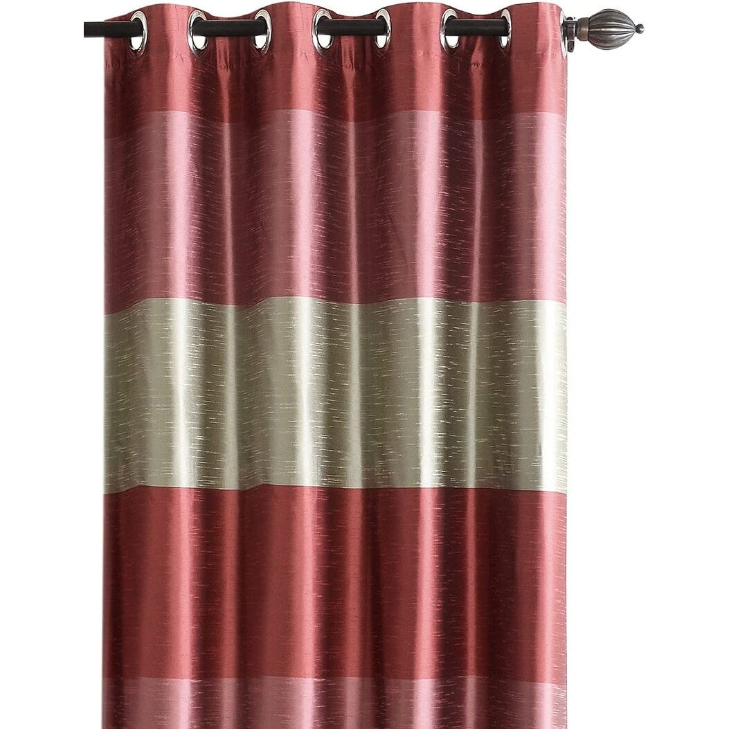 Deco Window 2 Pcs Blackout Curtain Panels Room Darkening Privacy with Thermal Insulation & Eyelets