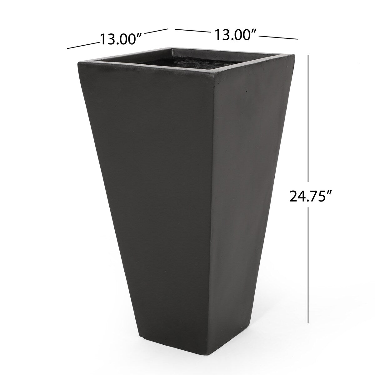 Outdoor Modern MGO Small Cast Stone Planter